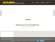 Tablet Screenshot of davanzo-manufatti.com